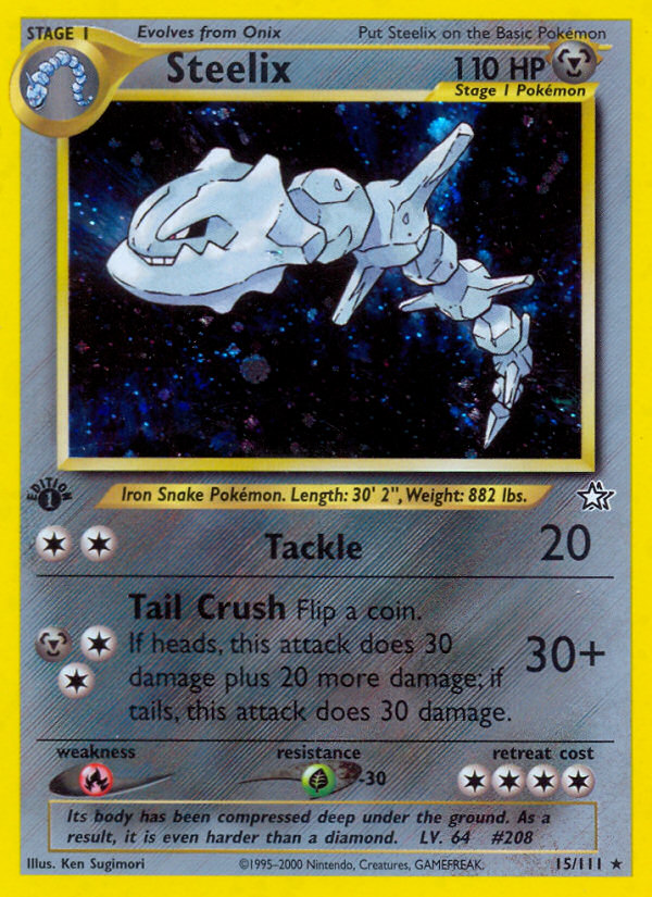 Steelix (15/111) [Neo Genesis 1st Edition] | Arkham Games and Comics