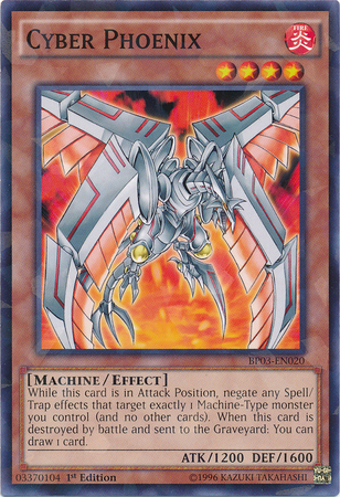 Cyber Phoenix [BP03-EN020] Shatterfoil Rare | Arkham Games and Comics