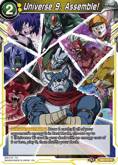 Universe 9, Assemble! (Reprint) (DB2-127) [Battle Evolution Booster] | Arkham Games and Comics