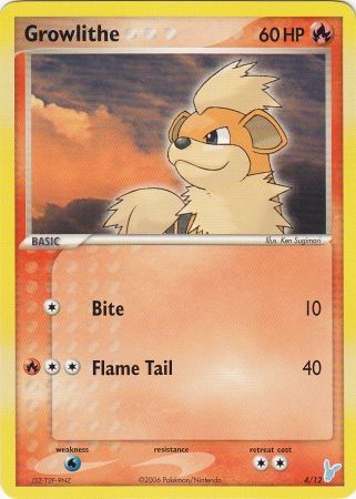 Growlithe (4/12) [EX: Trainer Kit 2 - Minun] | Arkham Games and Comics