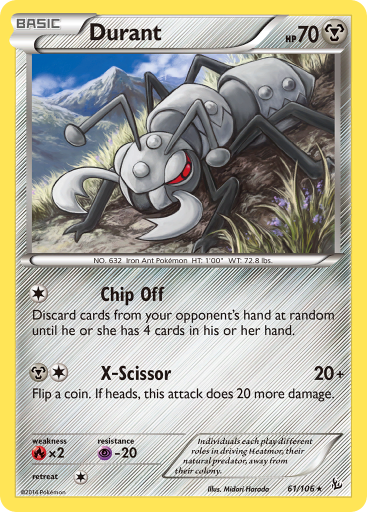 Durant (61/106) [XY: Flashfire] | Arkham Games and Comics