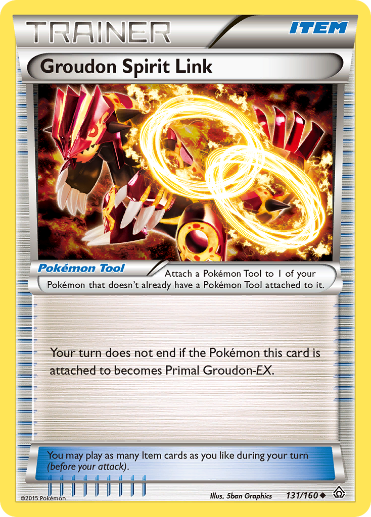 Groudon Spirit Link (131/160) [XY: Primal Clash] | Arkham Games and Comics