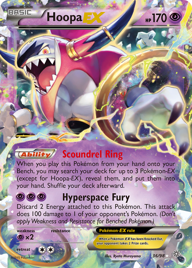 Hoopa EX (36/98) [XY: Ancient Origins] | Arkham Games and Comics