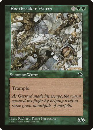 Rootbreaker Wurm [Tempest] | Arkham Games and Comics