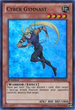 Cyber Gymnast [BPW2-EN016] Super Rare | Arkham Games and Comics