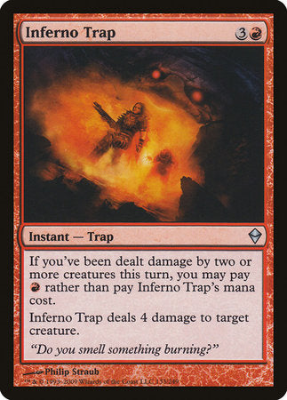 Inferno Trap [Zendikar] | Arkham Games and Comics