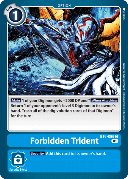 Forbidden Trident [BT6-096] [Double Diamond] | Arkham Games and Comics