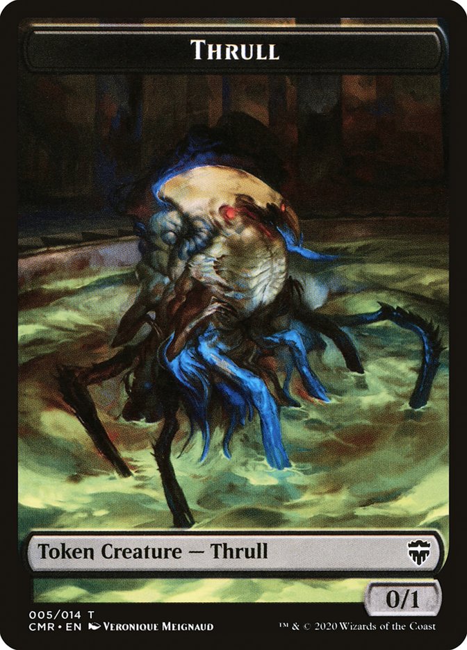 Salamander Warrior // Thrull Token [Commander Legends Tokens] | Arkham Games and Comics