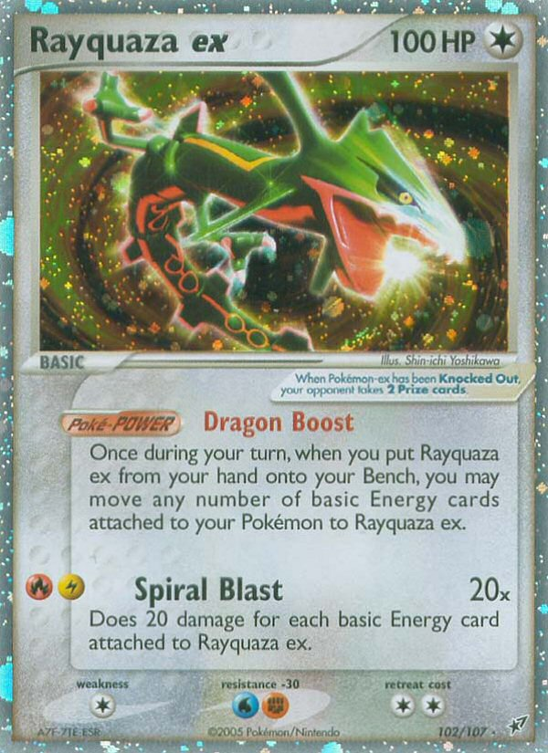 Rayquaza ex (102/107) [EX: Deoxys] | Arkham Games and Comics