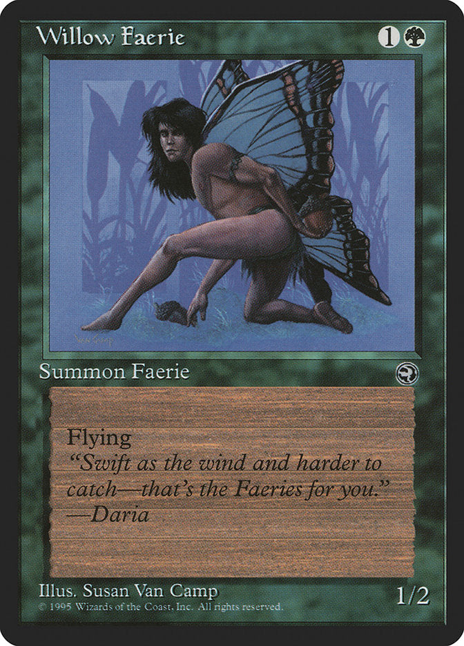 Willow Faerie (Daria Flavor Text) [Homelands] | Arkham Games and Comics