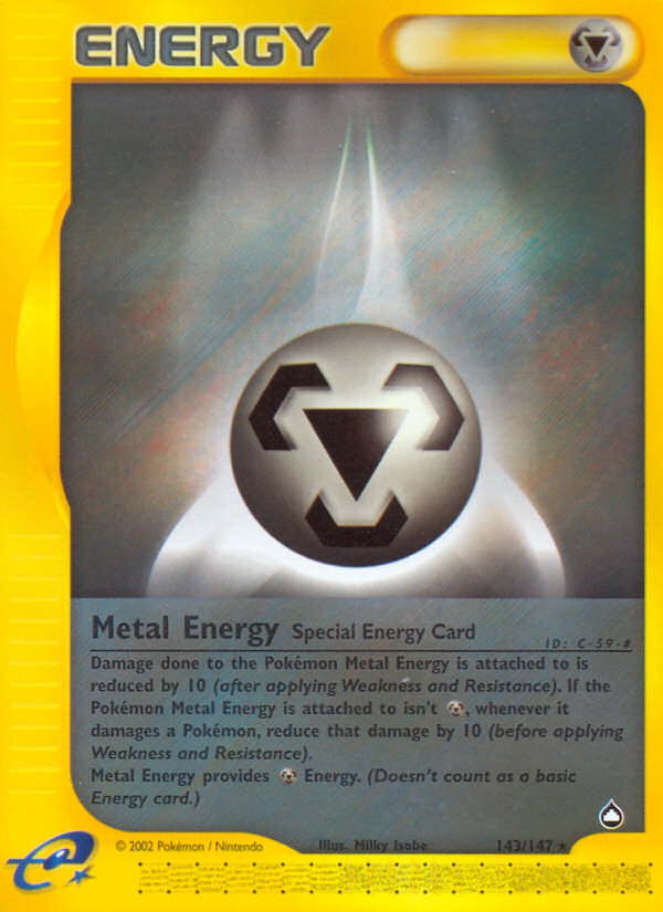 Metal Energy (143/147) [Aquapolis] | Arkham Games and Comics