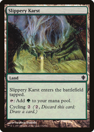 Slippery Karst [Commander 2013] | Arkham Games and Comics