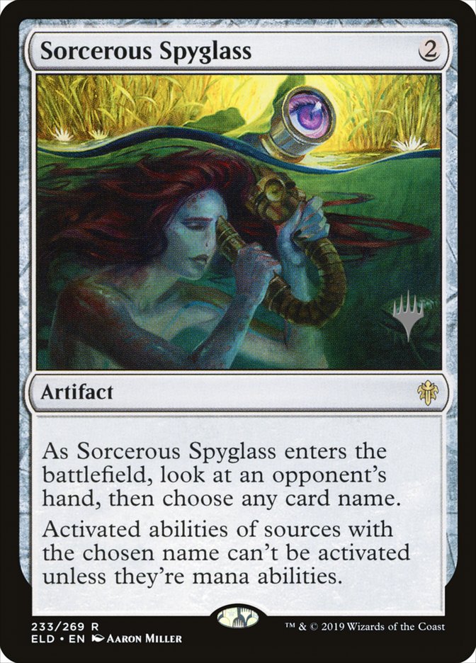 Sorcerous Spyglass (Promo Pack) [Throne of Eldraine Promos] | Arkham Games and Comics