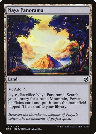 Naya Panorama [Commander 2019] | Arkham Games and Comics