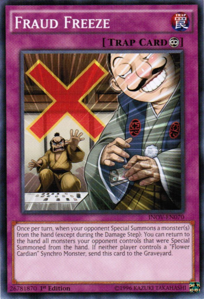 Fraud Freeze [INOV-EN070] Common | Arkham Games and Comics