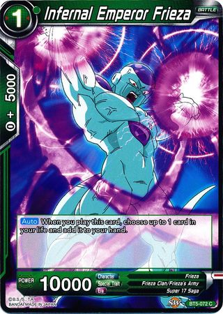 Infernal Emperor Frieza (BT5-072) [Miraculous Revival] | Arkham Games and Comics