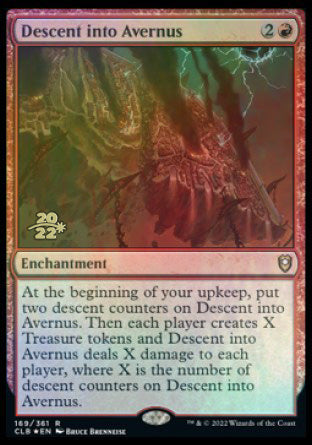 Descent into Avernus [Commander Legends: Battle for Baldur's Gate Prerelease Promos] | Arkham Games and Comics