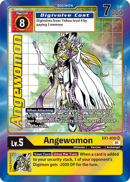Angewomon [EX1-030] (Alternate Art) [Classic Collection] | Arkham Games and Comics