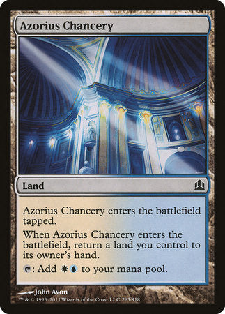 Azorius Chancery [Commander 2011] | Arkham Games and Comics