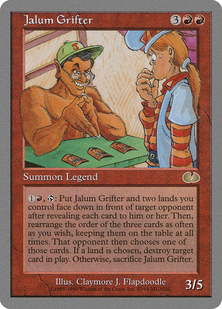 Jalum Grifter [Unglued] | Arkham Games and Comics
