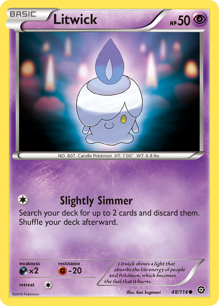 Litwick (48/114) [XY: Steam Siege] | Arkham Games and Comics