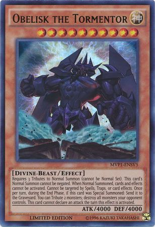 Obelisk the Tormentor [MVP1-ENSV5] Ultra Rare | Arkham Games and Comics