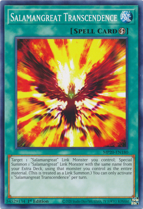 Salamangreat Transcendence [MP20-EN180] Common | Arkham Games and Comics