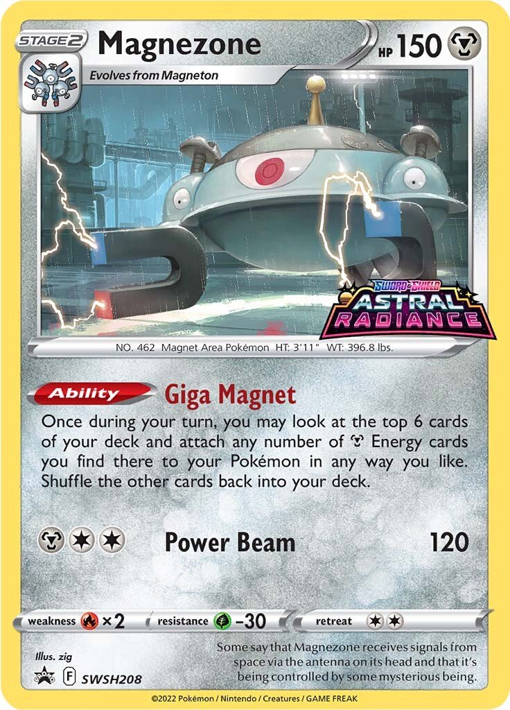 Magnezone (SWSH208) [Sword & Shield: Black Star Promos] | Arkham Games and Comics