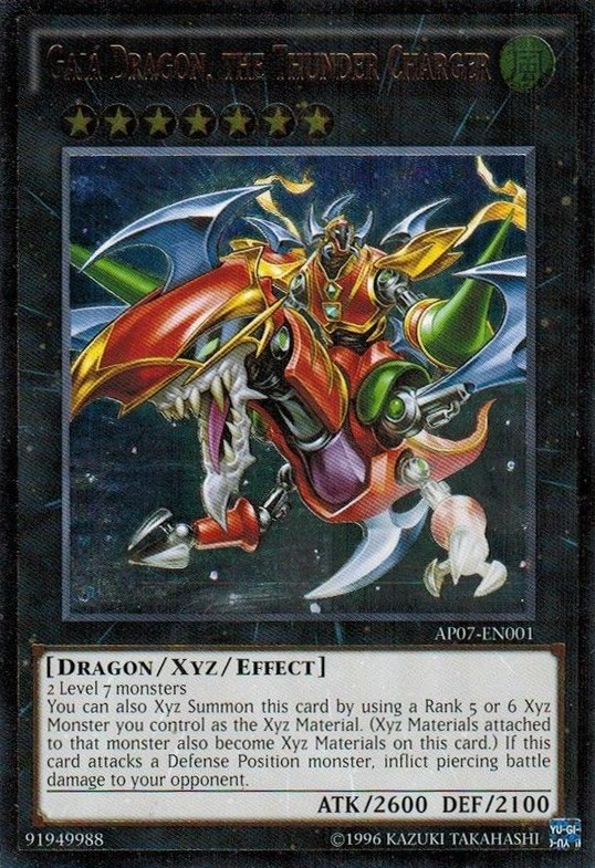 Gaia Dragon, the Thunder Charger [AP07-EN001] Ultimate Rare | Arkham Games and Comics