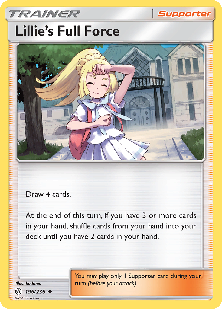 Lillie's Full Force (196/236) [Sun & Moon: Cosmic Eclipse] | Arkham Games and Comics