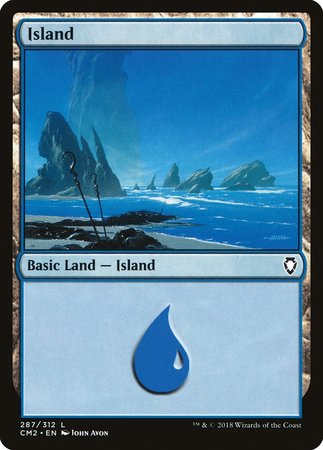 Island (287) [Commander Anthology Volume II] | Arkham Games and Comics