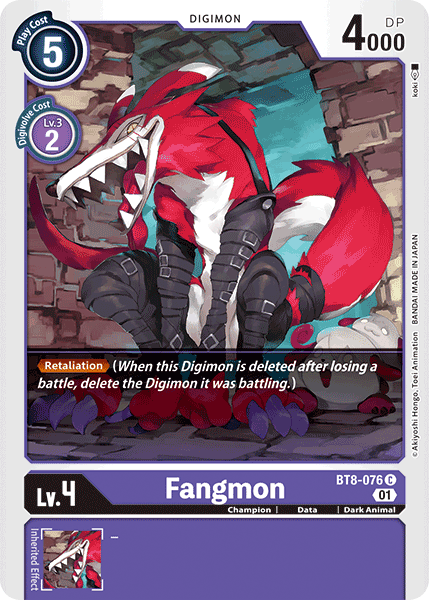 Fangmon [BT8-076] [New Awakening] | Arkham Games and Comics