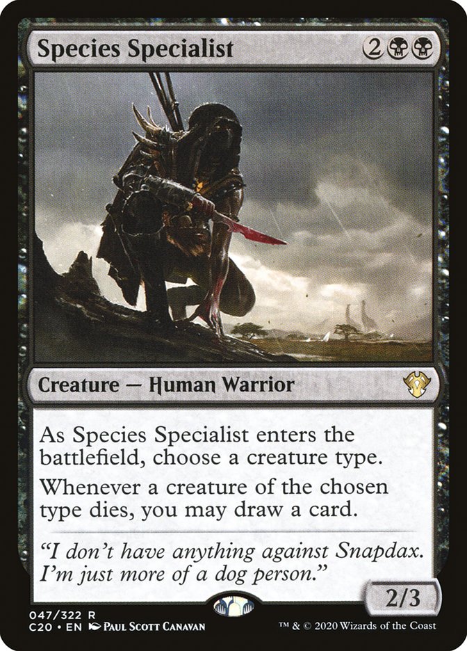 Species Specialist [Commander 2020] | Arkham Games and Comics