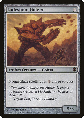 Lodestone Golem [Worldwake] | Arkham Games and Comics