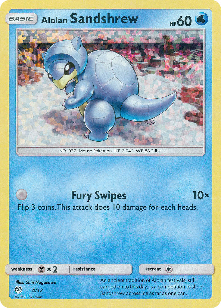 Alolan Sandshrew (4/12) [McDonald's Promos: 2019 Collection] | Arkham Games and Comics