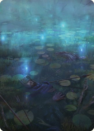 The Dead Marshes Art Card [The Lord of the Rings: Tales of Middle-earth Art Series] | Arkham Games and Comics