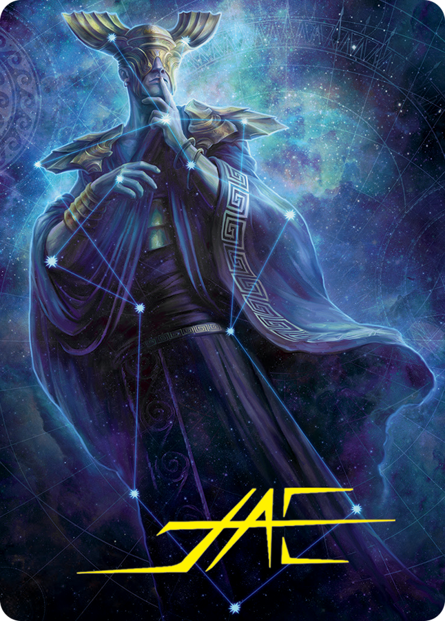 Atris, Oracle of Half-Truths Art Card (Gold-Stamped Signature) [March of the Machine Art Series] | Arkham Games and Comics