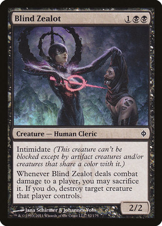 Blind Zealot [New Phyrexia] | Arkham Games and Comics