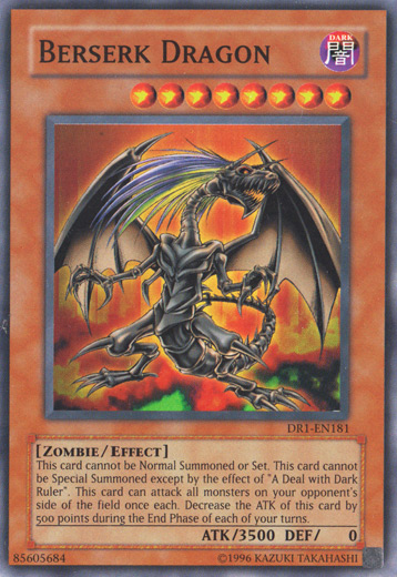 Berserk Dragon [DR1-EN181] Super Rare | Arkham Games and Comics