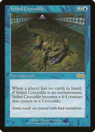 Veiled Crocodile [Urza's Saga] | Arkham Games and Comics