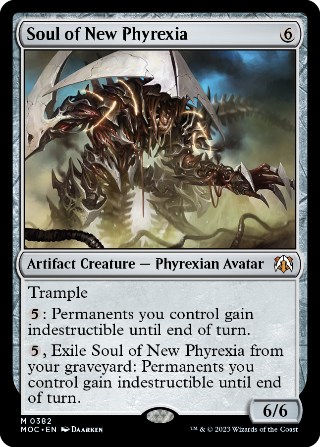 Soul of New Phyrexia [March of the Machine Commander] | Arkham Games and Comics