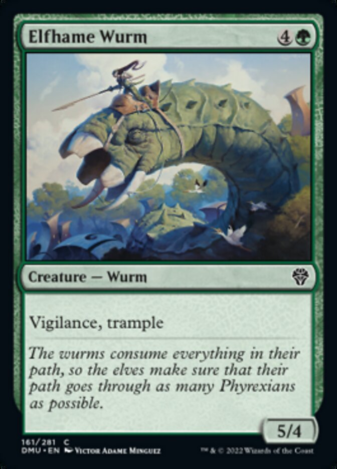 Elfhame Wurm [Dominaria United] | Arkham Games and Comics