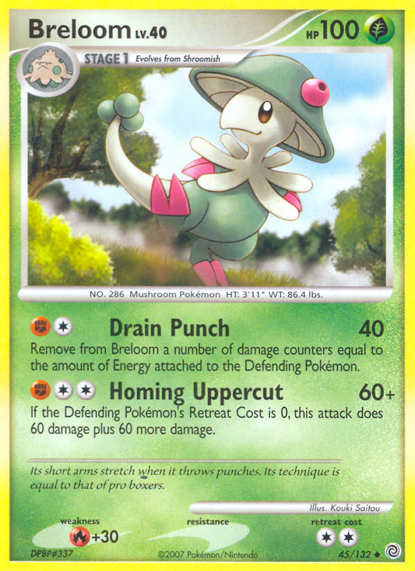 Breloom (45/132) [Diamond & Pearl: Secret Wonders] | Arkham Games and Comics