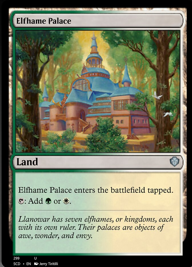 Elfhame Palace [Starter Commander Decks] | Arkham Games and Comics