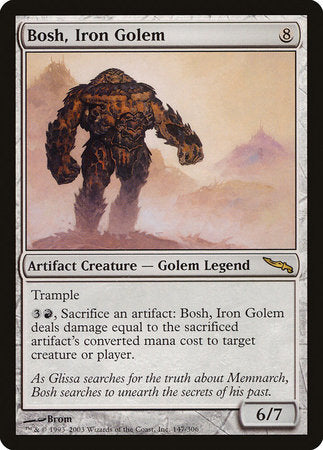 Bosh, Iron Golem [Mirrodin] | Arkham Games and Comics