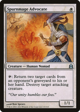 Spurnmage Advocate [Commander 2011] | Arkham Games and Comics
