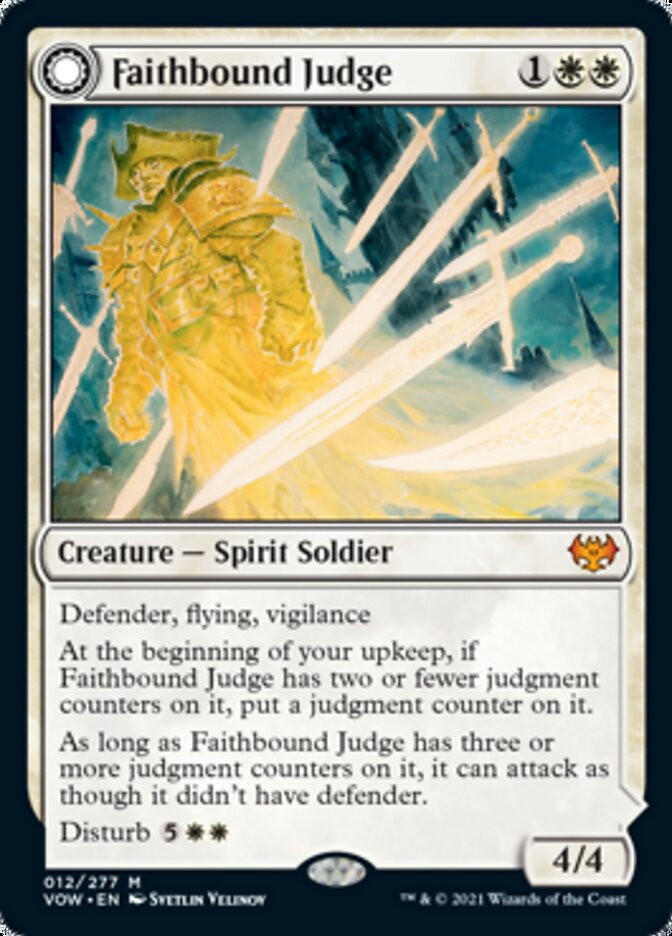 Faithbound Judge // Sinner's Judgment [Innistrad: Crimson Vow] | Arkham Games and Comics