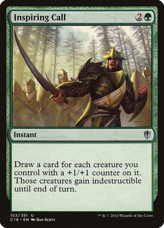 Inspiring Call [Commander 2016] | Arkham Games and Comics