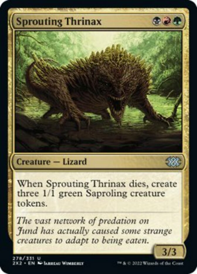 Sprouting Thrinax [Double Masters 2022] | Arkham Games and Comics