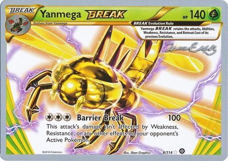 Yanmega BREAK (8/114) (Bebe - Jesper Eriksen) [World Championships 2016] | Arkham Games and Comics